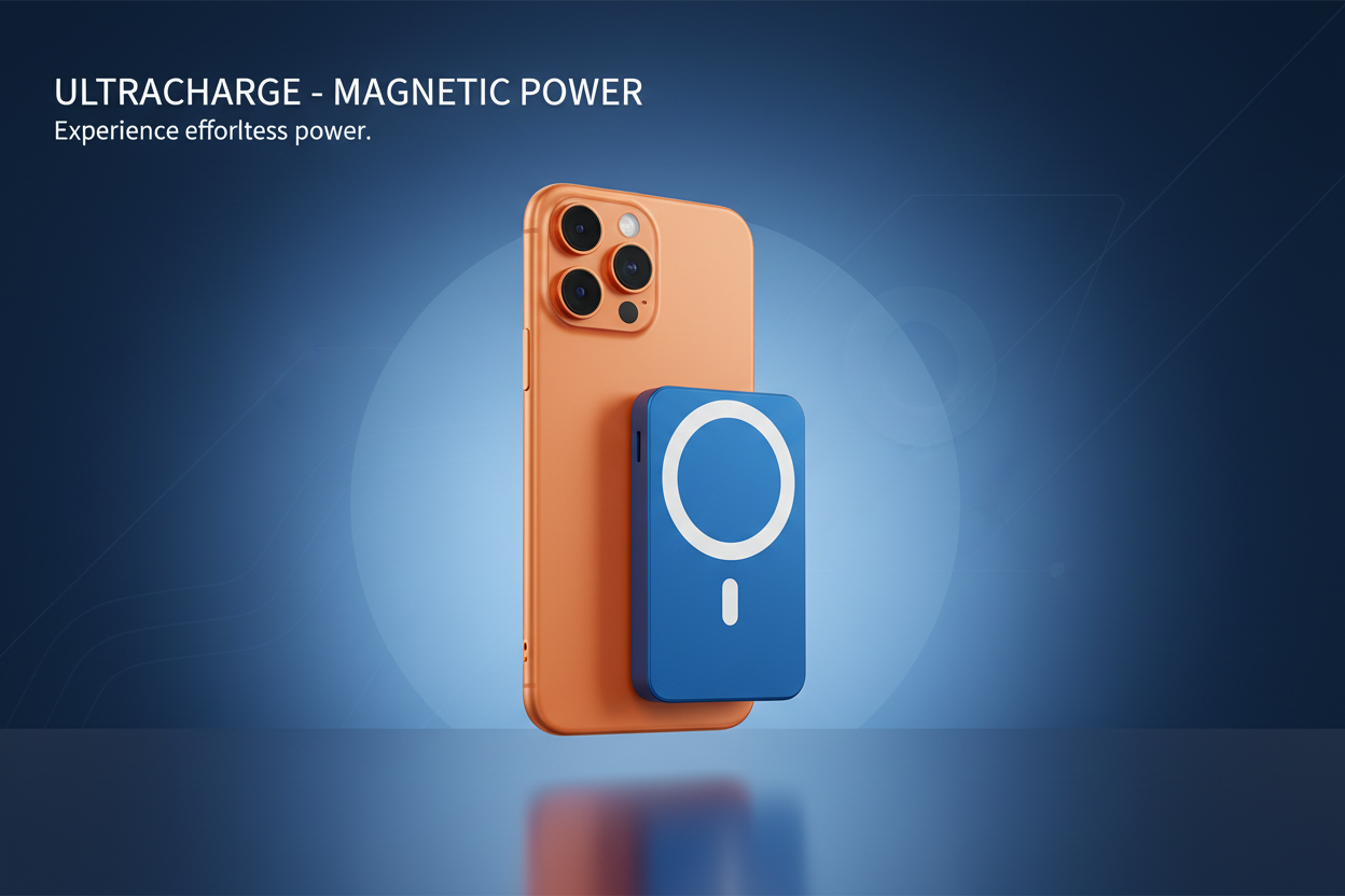 Premium Magnetic Power Bank Hero Banner